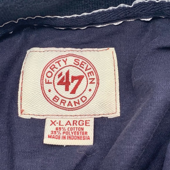 47 Brand Long Sleeve Full Zip Houston Texans NFL Jacket Red/Navy XL - Picture 3 of 8